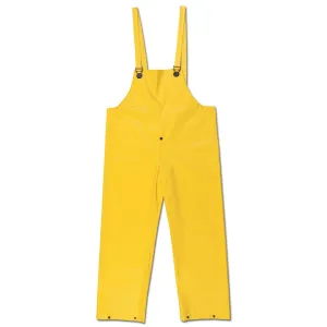 600BPX3 MCR Commodore Heavy Ribbed PVC/Non-Woven Poly/nylon,Bib O/A,With Fly,Yellow