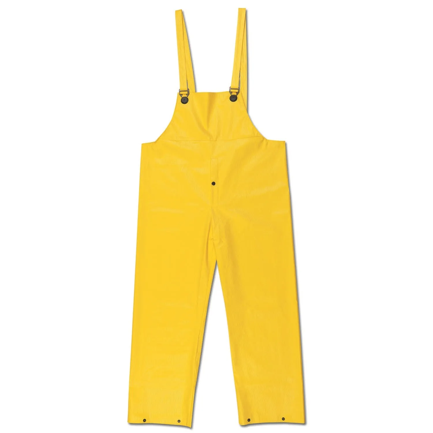 600BPX3 MCR Commodore Heavy Ribbed PVC/Non-Woven Poly/nylon,Bib O/A,With Fly,Yellow