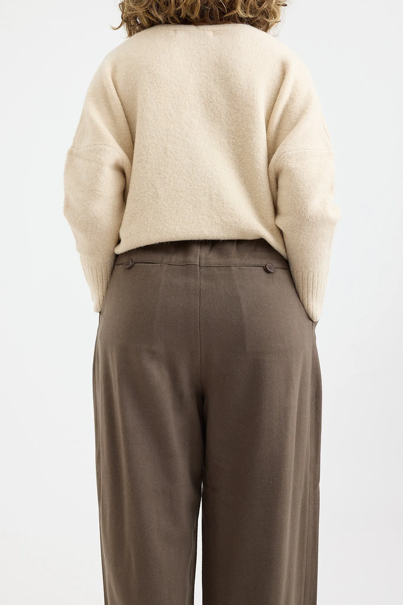 7115 by Szeki - Wool Pleated Trouser