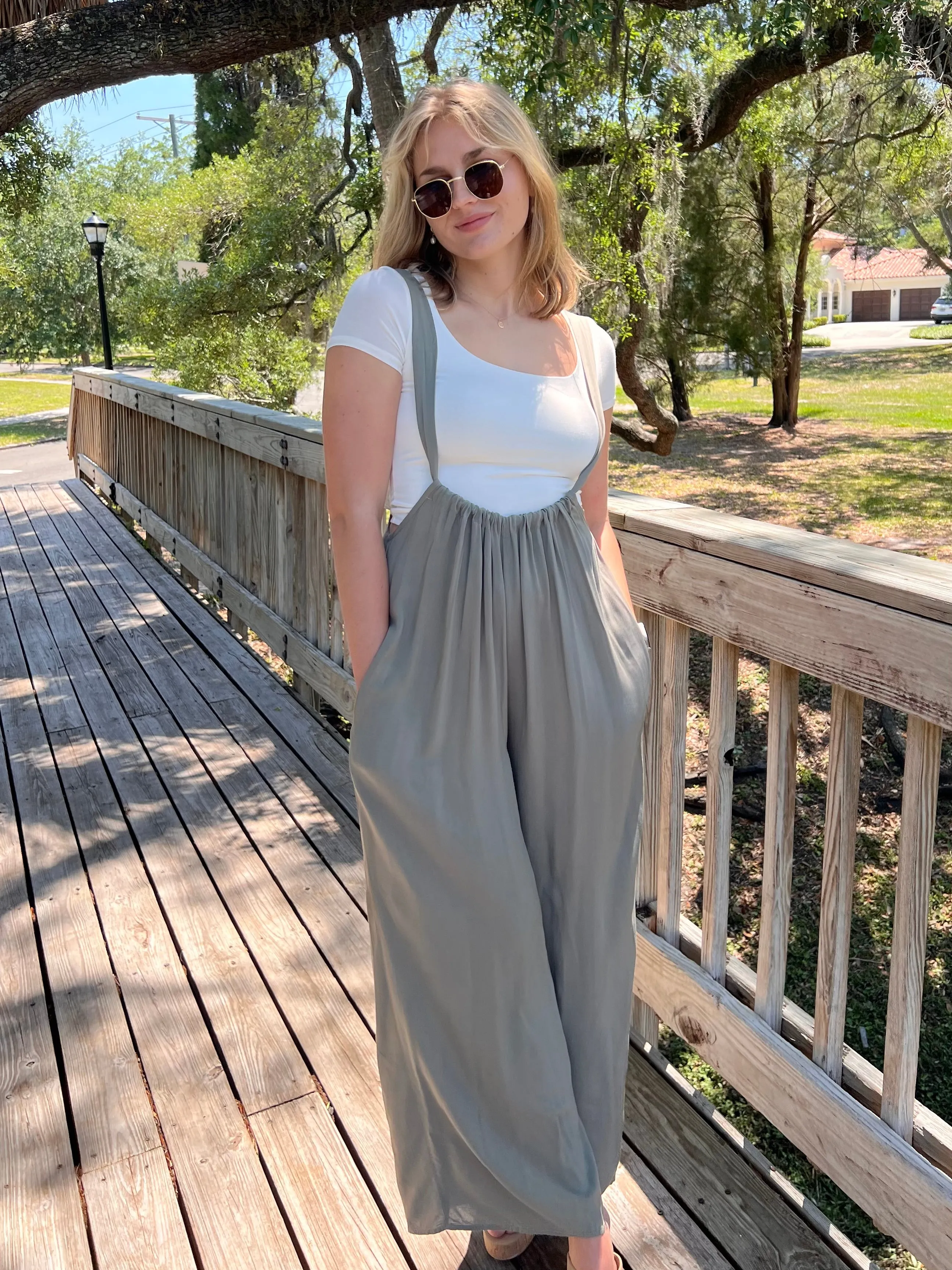 ALEXIS JUMPSUIT IN OLIVE