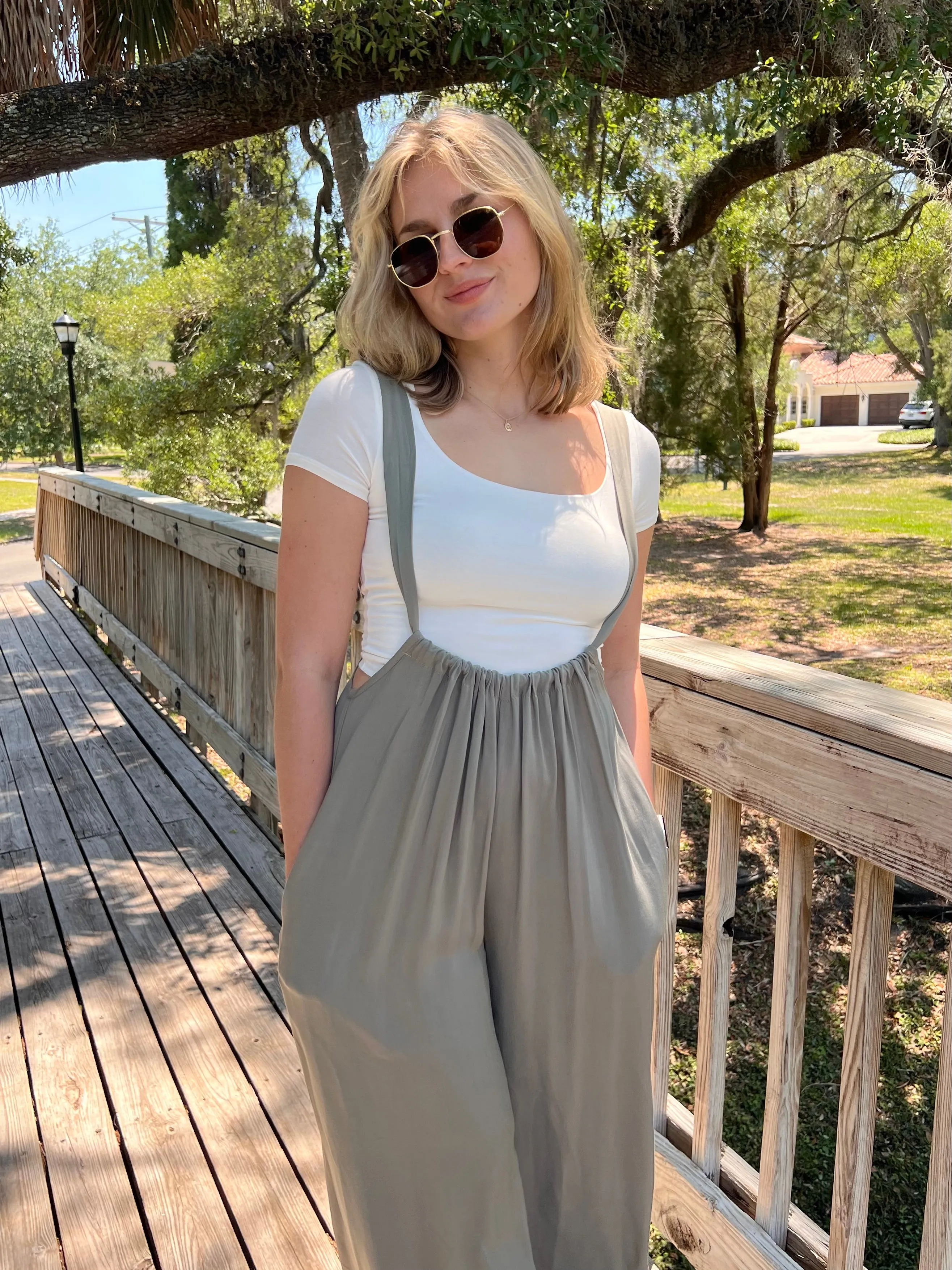 ALEXIS JUMPSUIT IN OLIVE