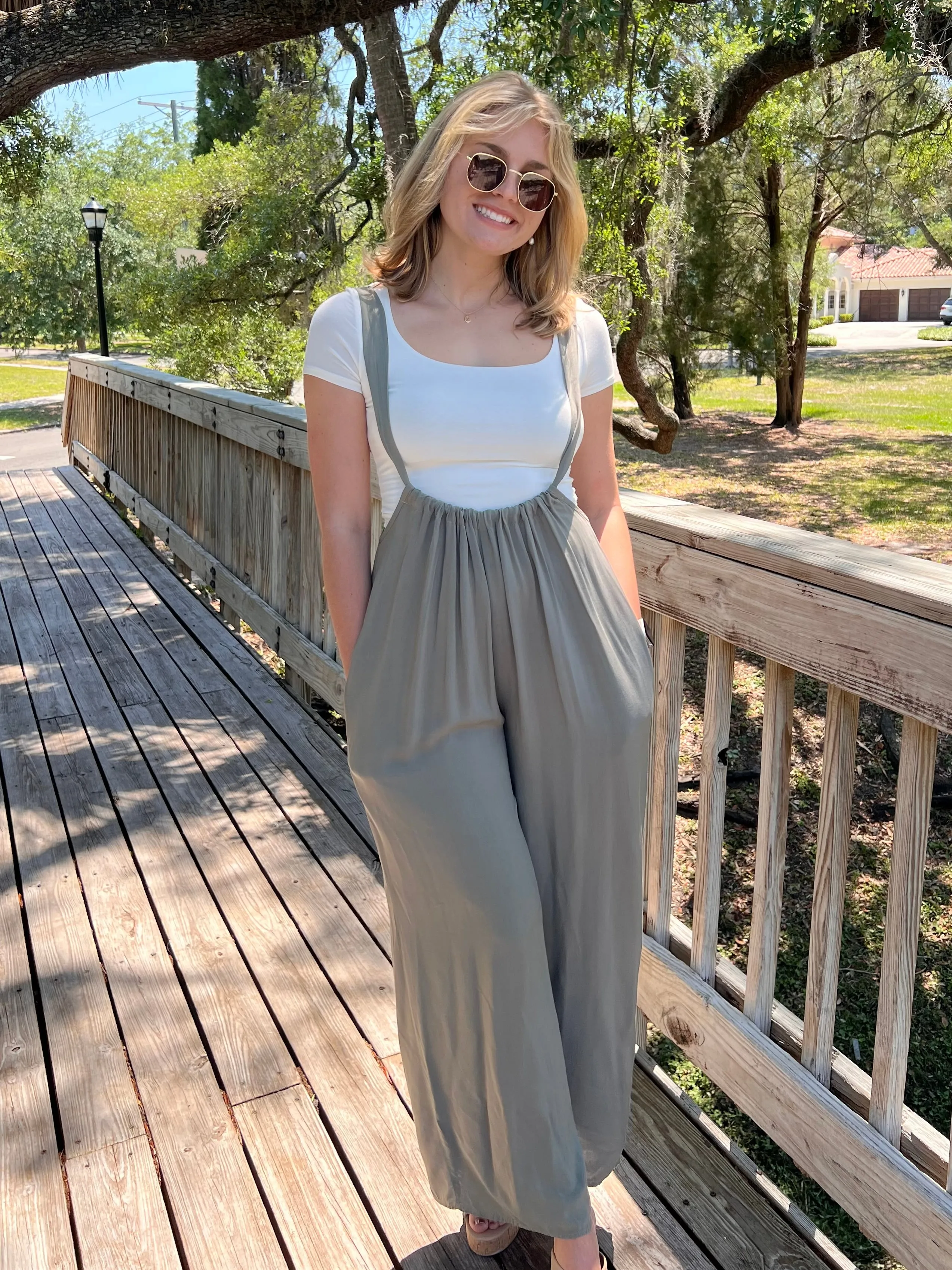 ALEXIS JUMPSUIT IN OLIVE