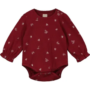 Arthyen Onesie/T-shirt in Burgundy Skates