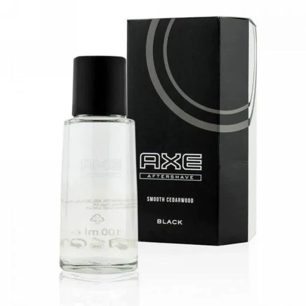 Axe Aftershave Smooth Cedarwood Black 100ml