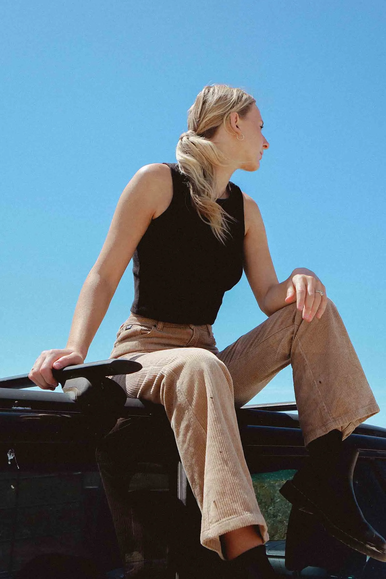 Beach Bum Corduroy Flare Pants