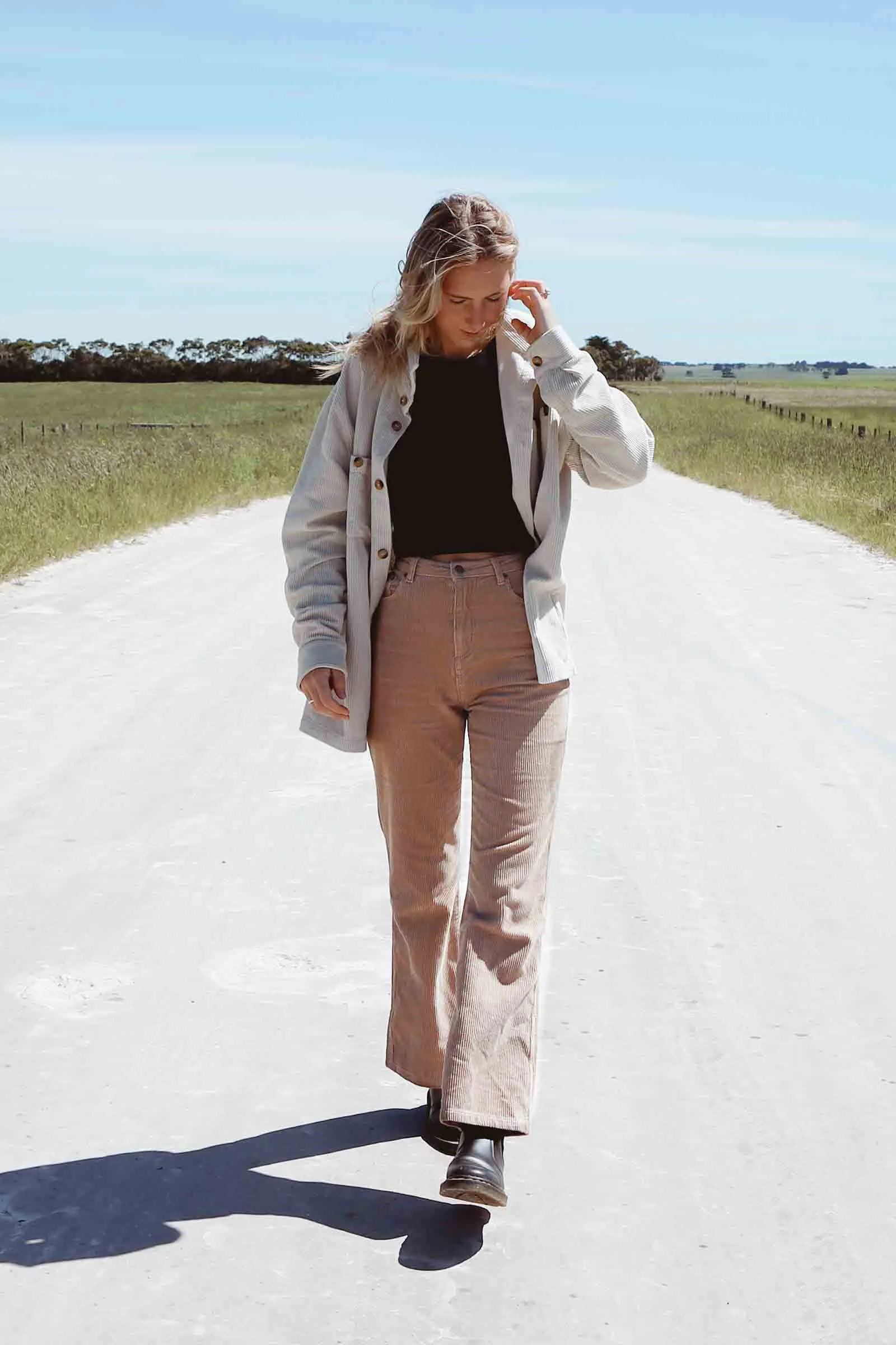 Beach Bum Corduroy Flare Pants