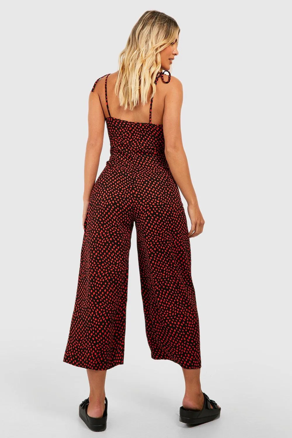 Boohoo A-Line Jumpsuit, Black