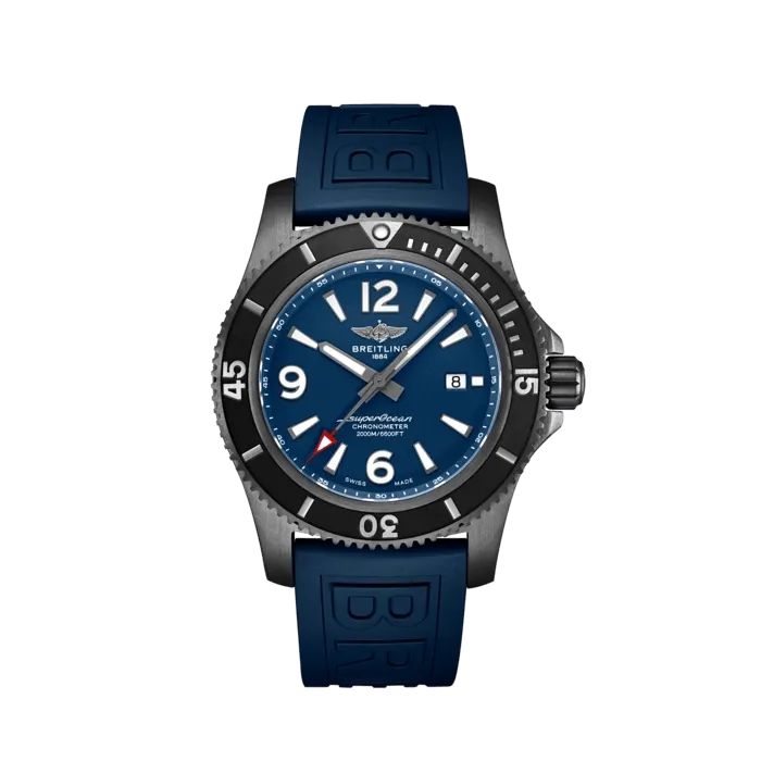 Breitling Superocean Automatic 46 Black Steel - Blue Dial