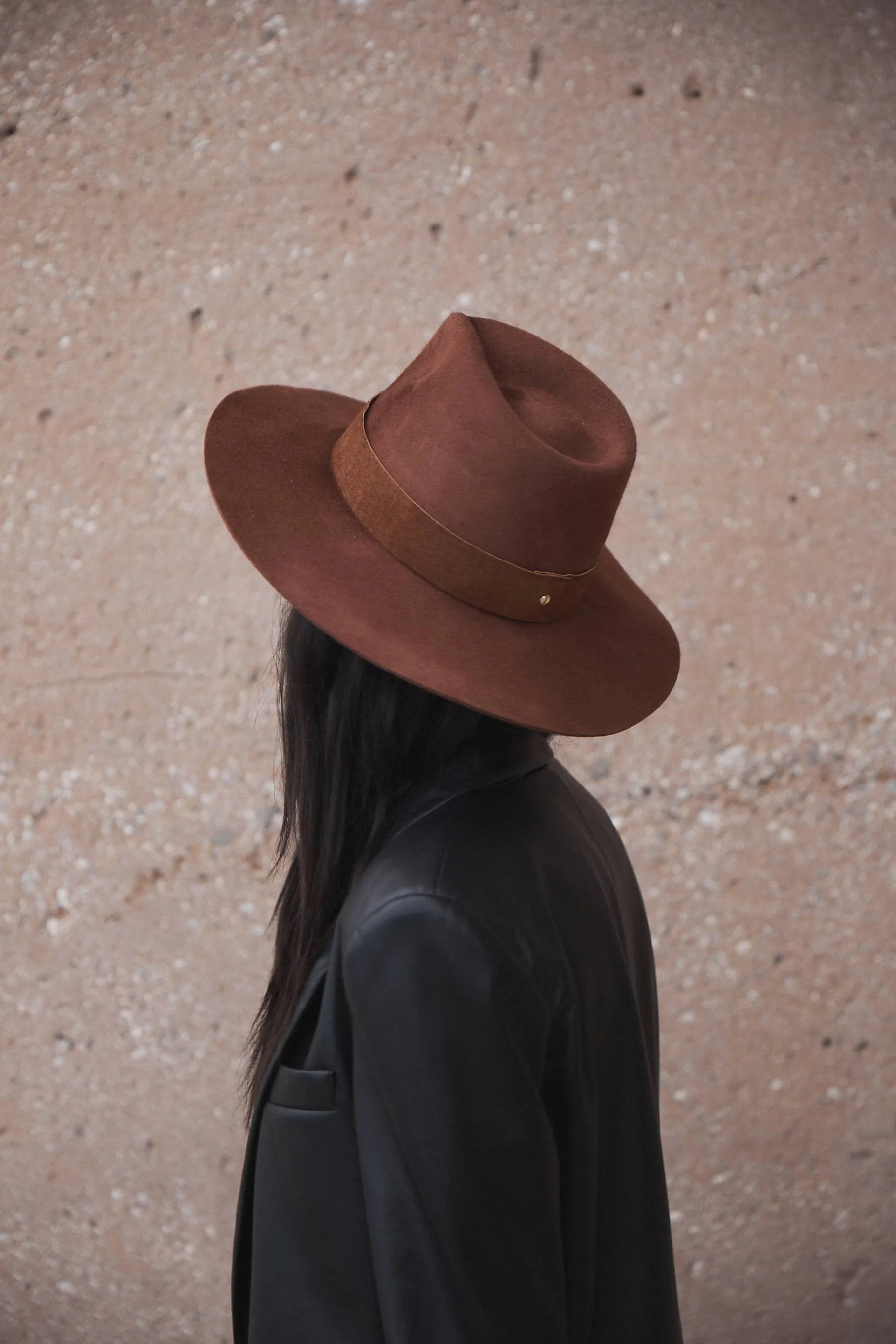 Burnt Orange Cotta Fedora