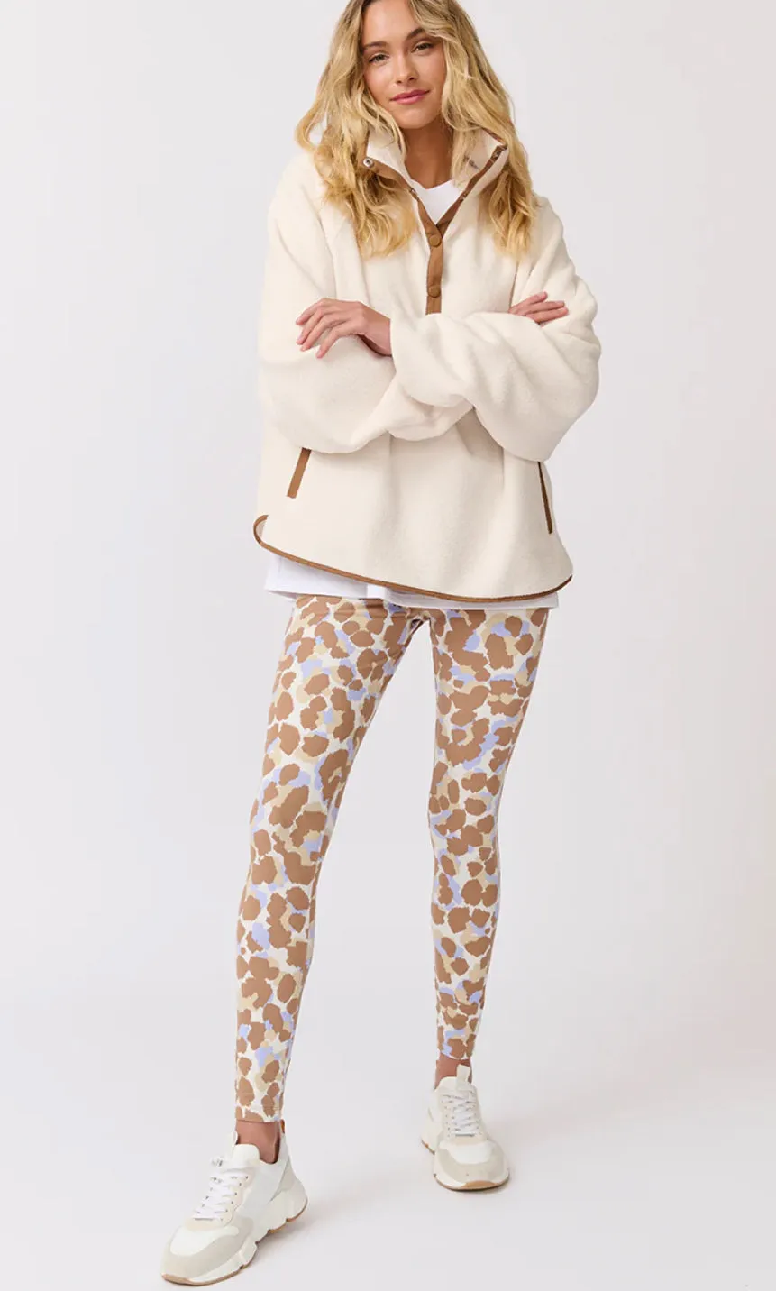 CARTEL AND WILLOW Pixie Legging Toffee Leopard