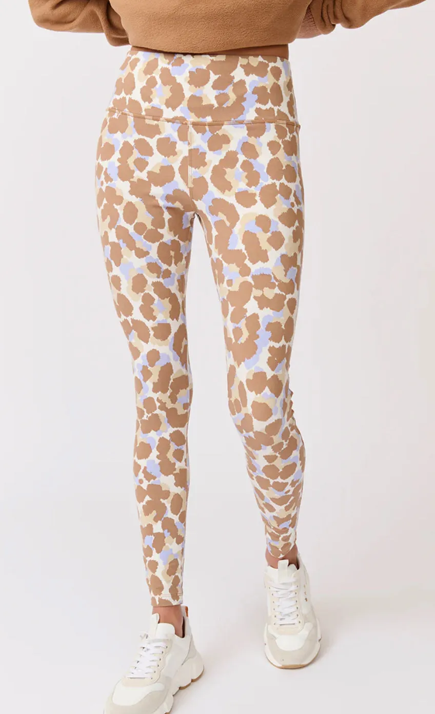 CARTEL AND WILLOW Pixie Legging Toffee Leopard