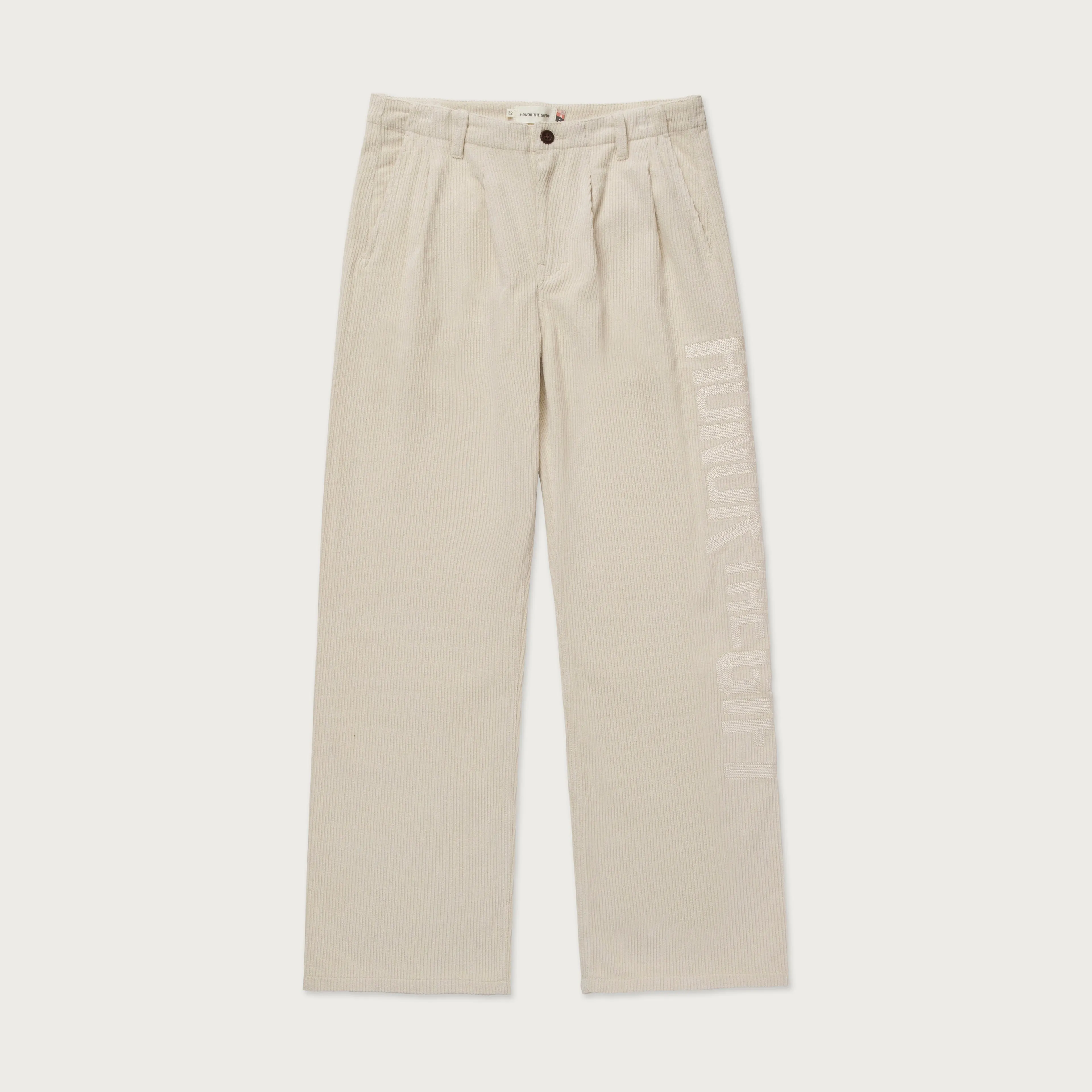 Corduroy Trouser Pant - Bone