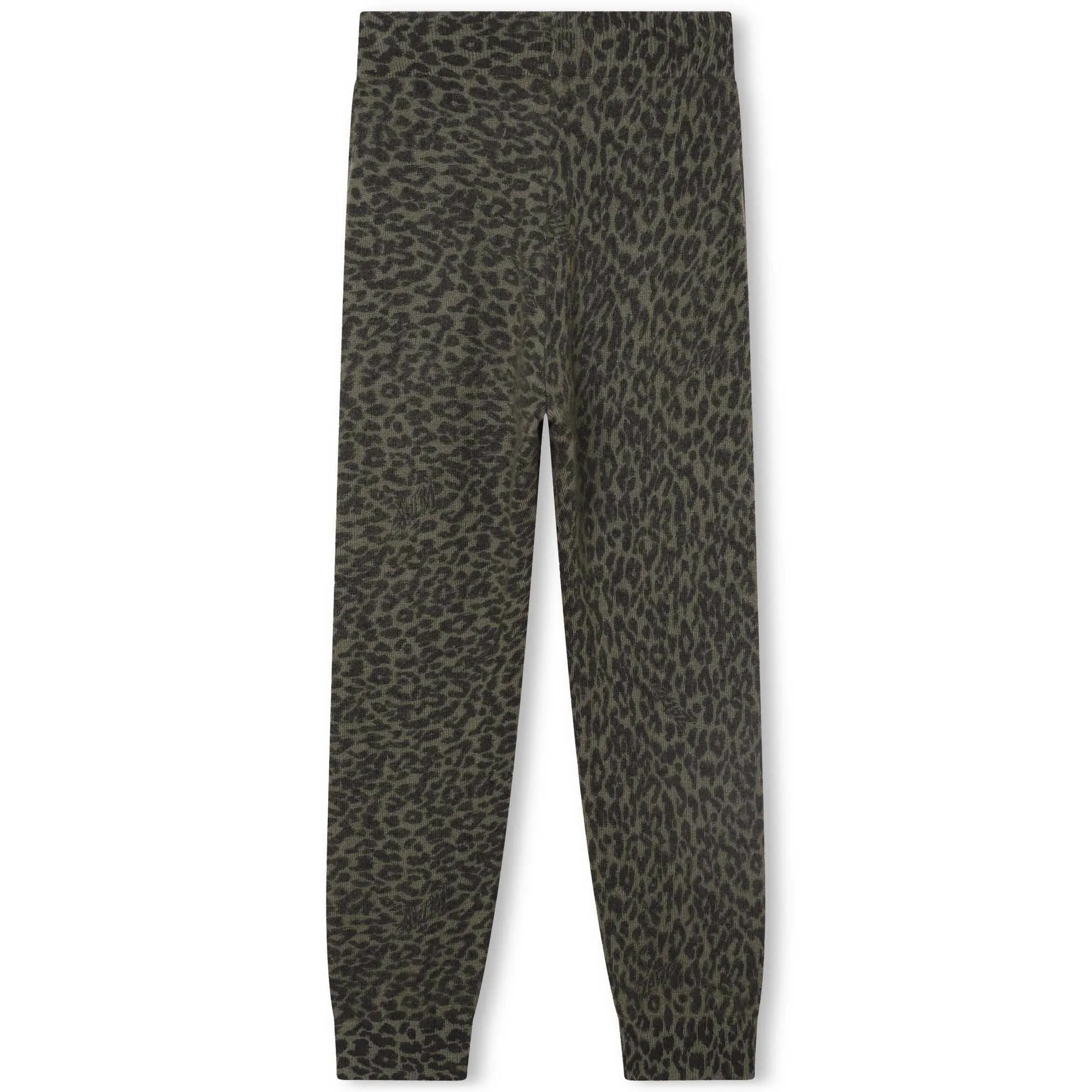 Cozy Leopard Knit Pants