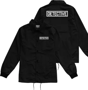 Detective Box Logo Mens Coaches Jacket