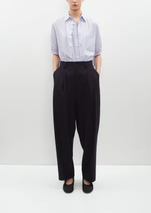 Double Tucked Wide Pants