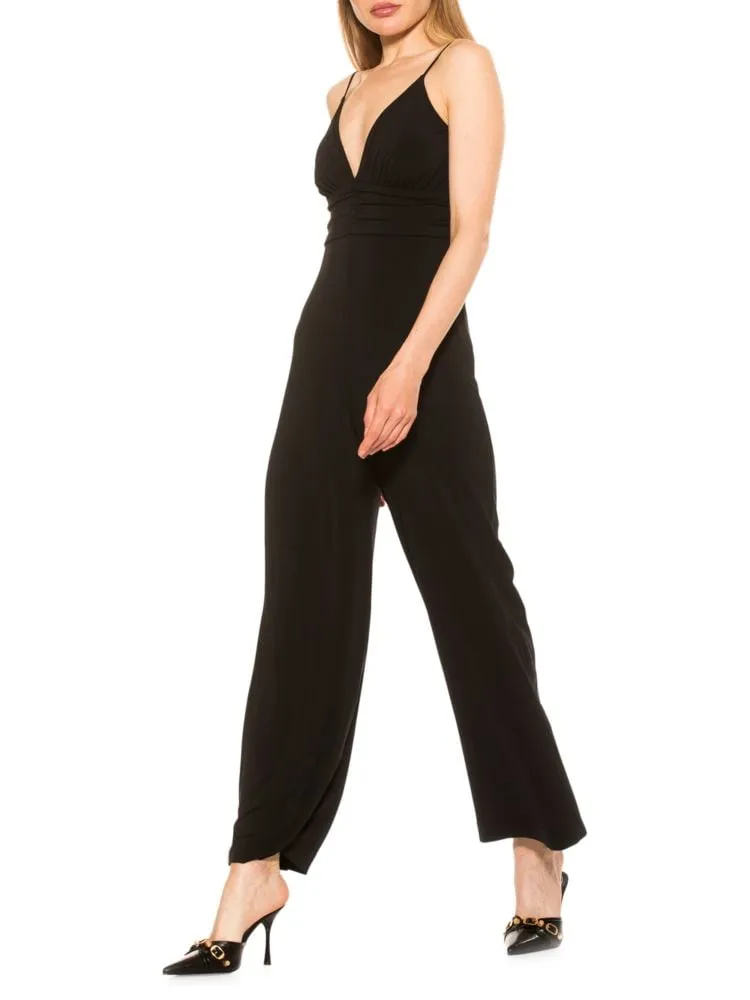 Eline jumpsuit with wide legs Alexia Admor, black