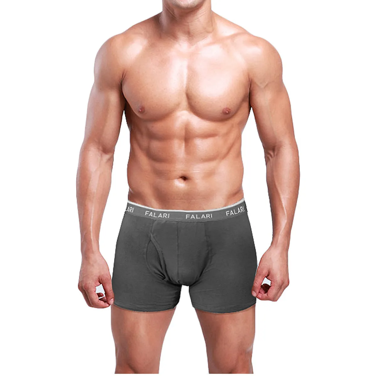 Falari Men's 4-Pack Bamboo Rayon Ultra Soft Lightweight Breathable Boxer Briefs Underwear