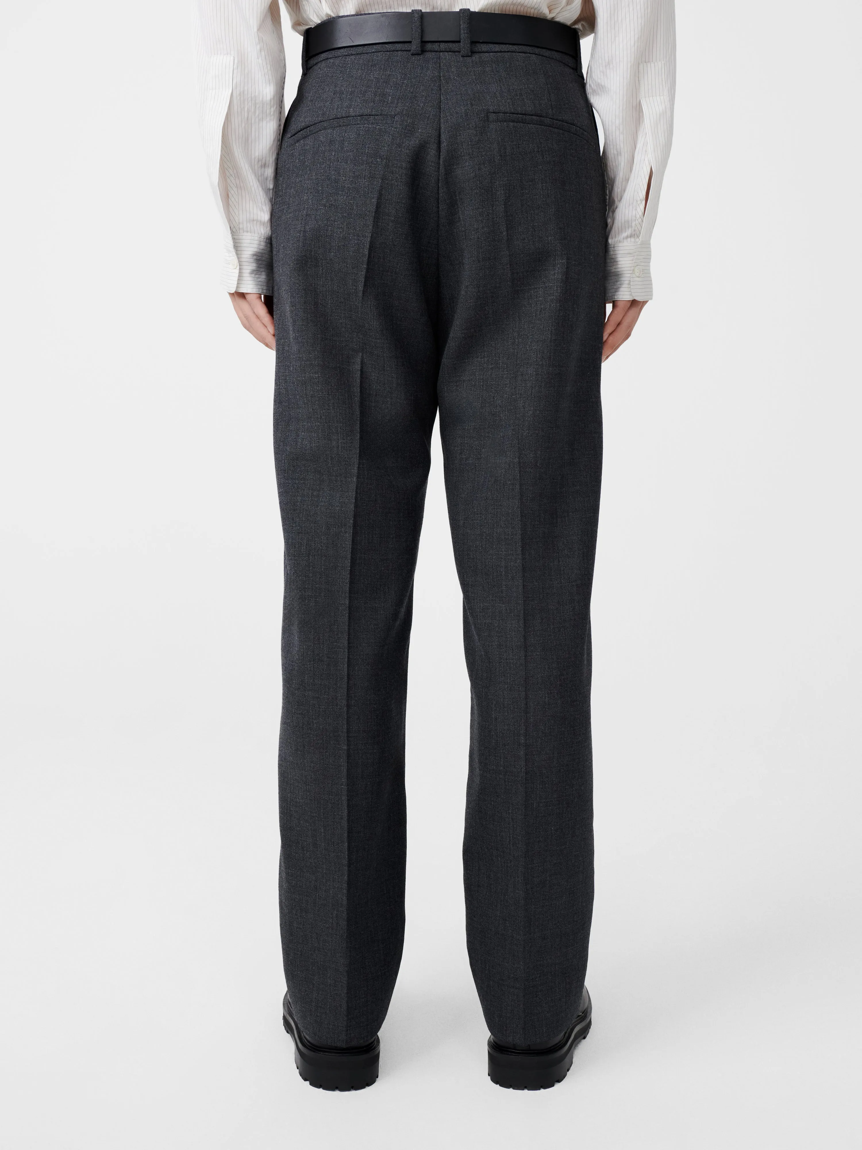 Freeway Tropical Wool Pant in Tarmac