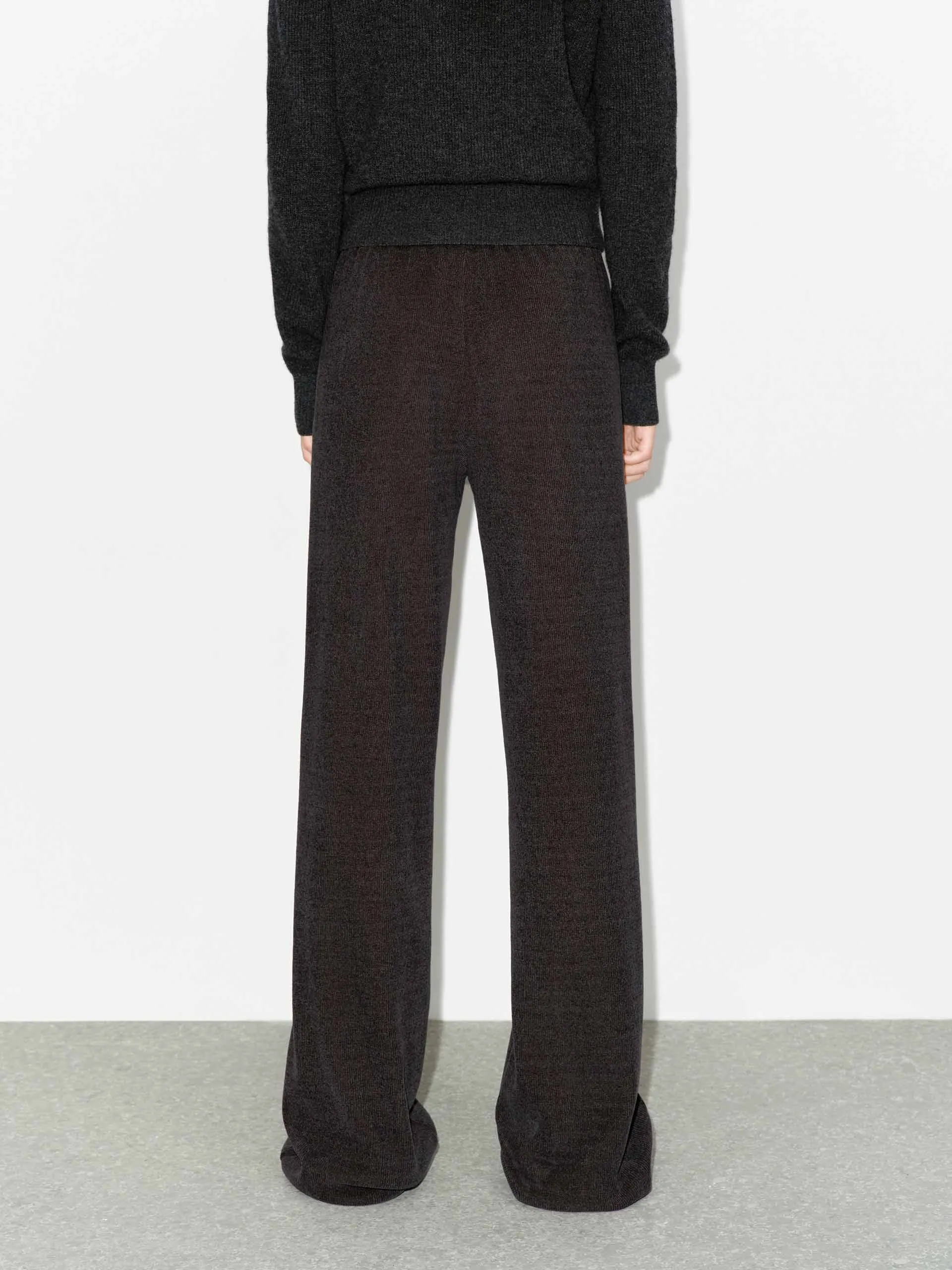 Front Seams Corduroy Pants