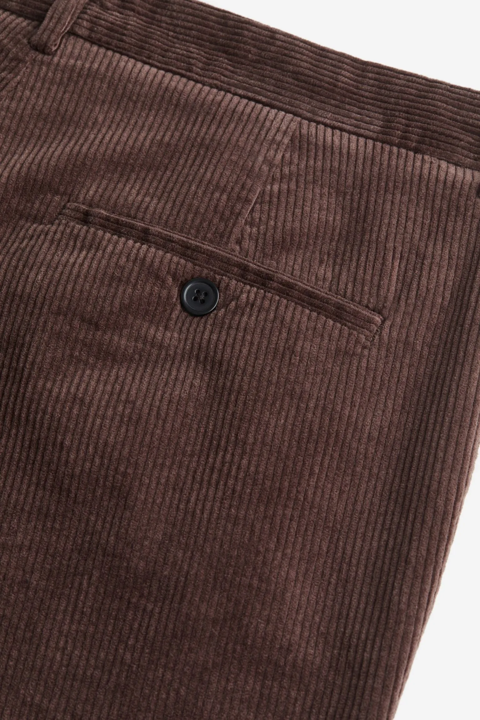 H&M Regular Fit Corduroy Pants, brown