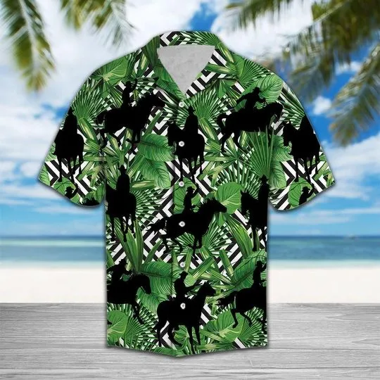 Hawaii Shirt – Summer Exotic Jungle Tropical Cowboy hawaii shirt