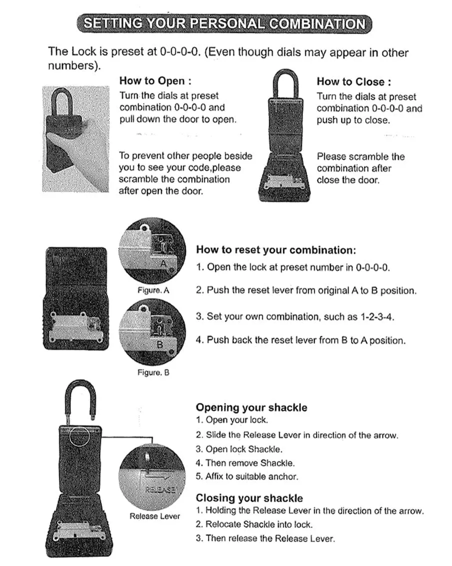 Heavy Duty Key Bank Lock