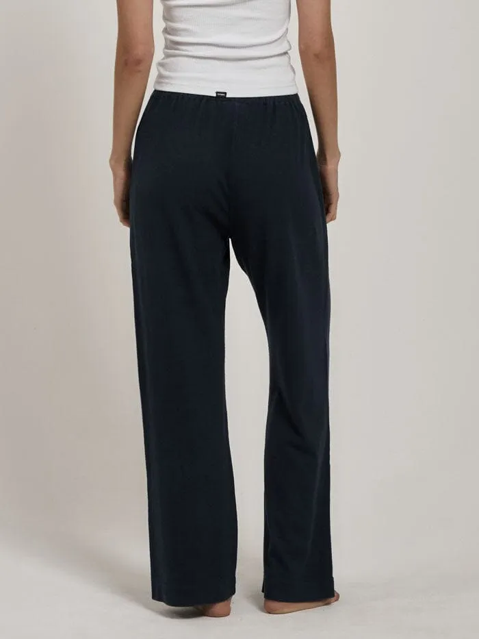 Hemp Full Length Pant - Petrol