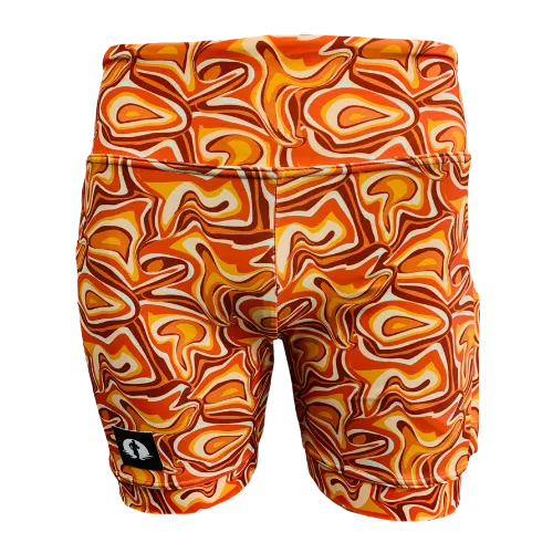 High Waist Funky Pants - Twisted Trails