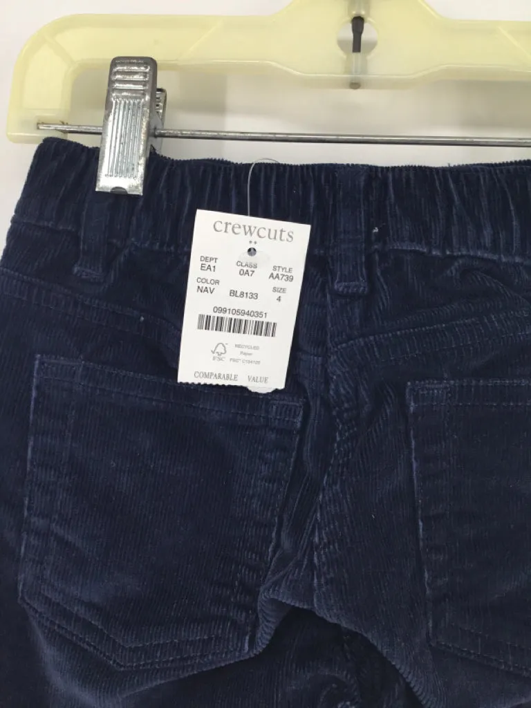 Janie and Jack Child Size 4 Navy Pants - girls