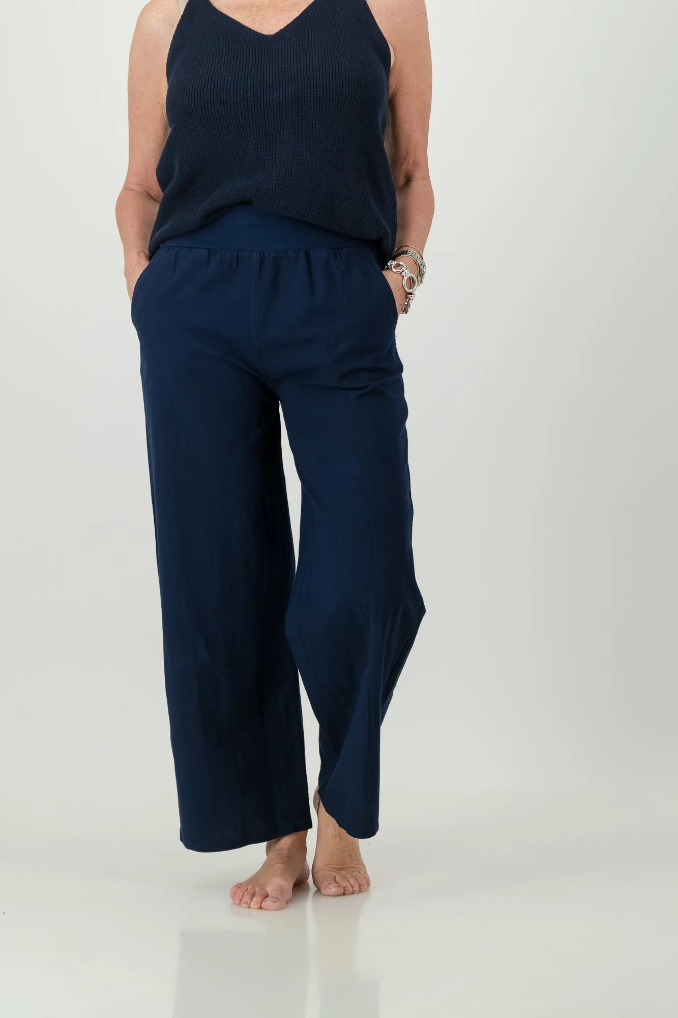 Kalani Cotton Wide Leg Pants