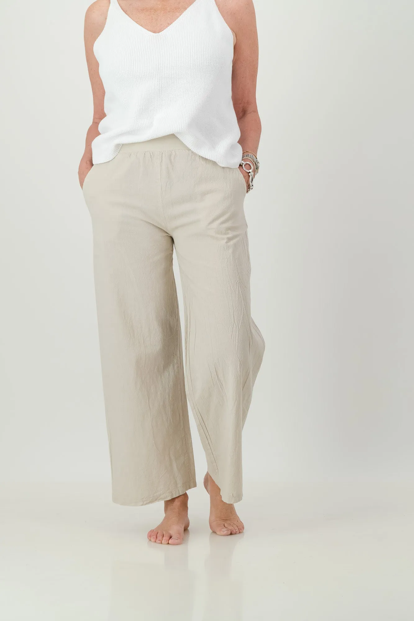 Kalani Cotton Wide Leg Pants