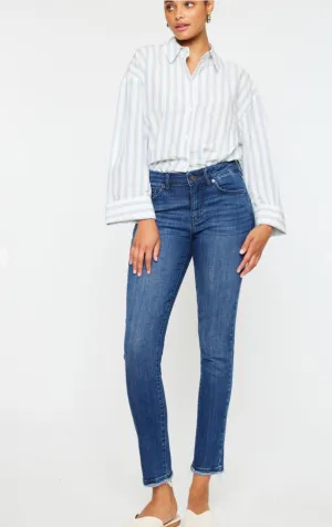 Kan Can Mid Rise Ankle Skinny Jeans