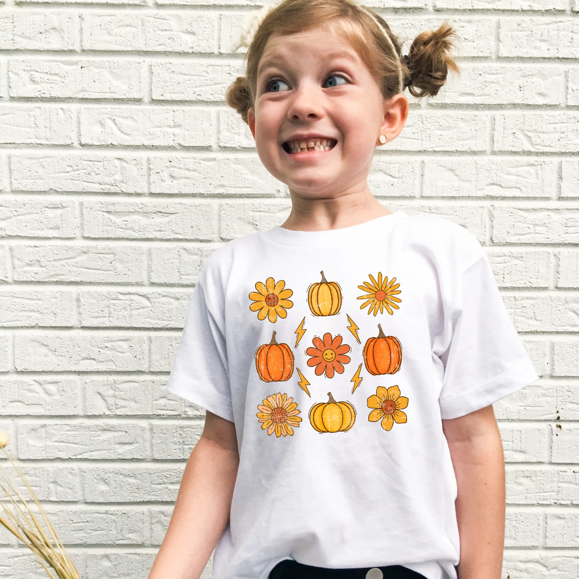 Kids Retro Fall Shirt | Pumpkin Shirt