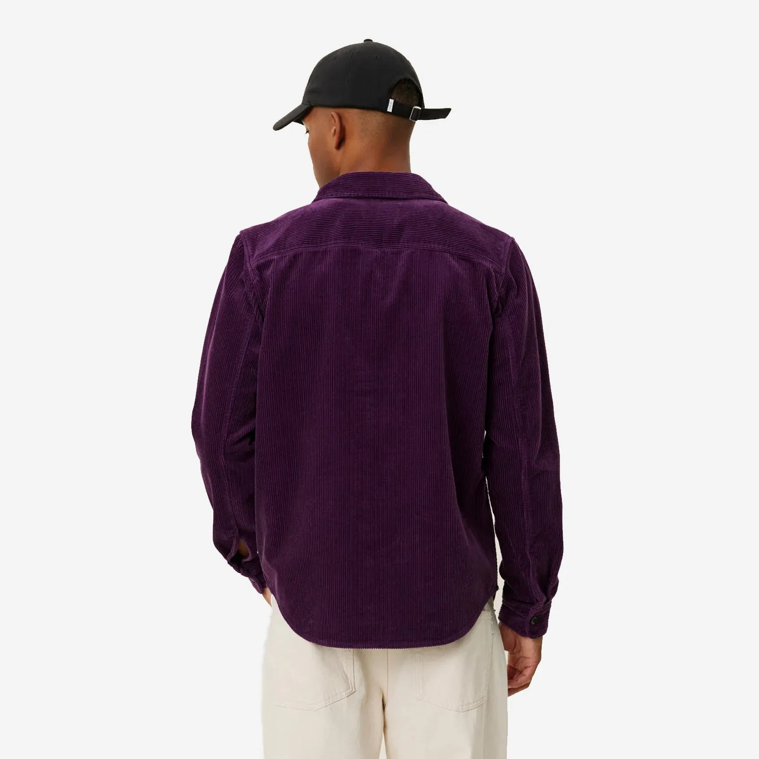 Kody Heavy Corduroy Overshirt - Blackberry