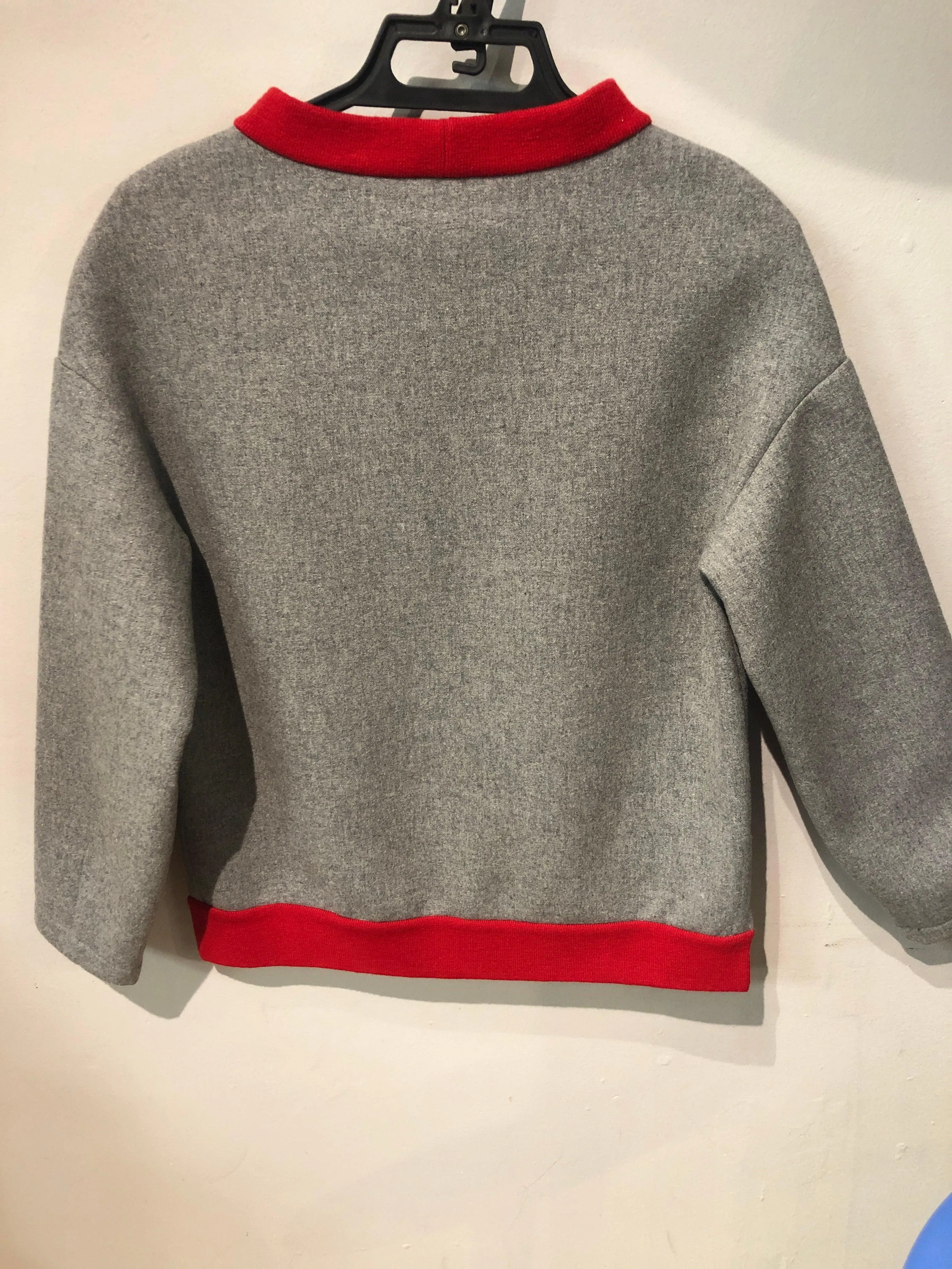 Korsun Grey Eagle Design Sweatshirt UK Size 12 (Eur40)