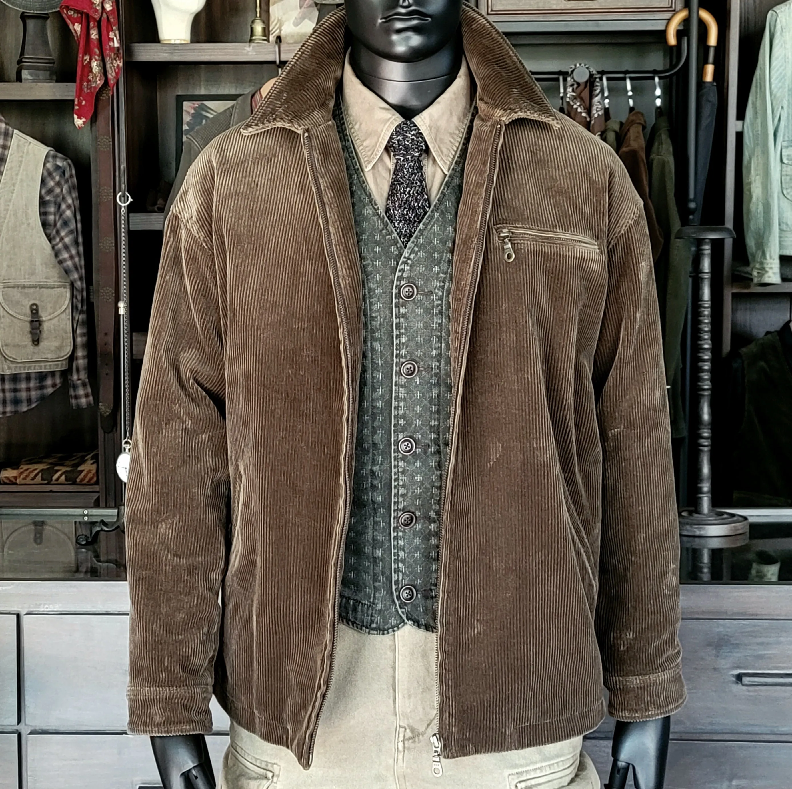 Men's Corduroy Moto Jacket