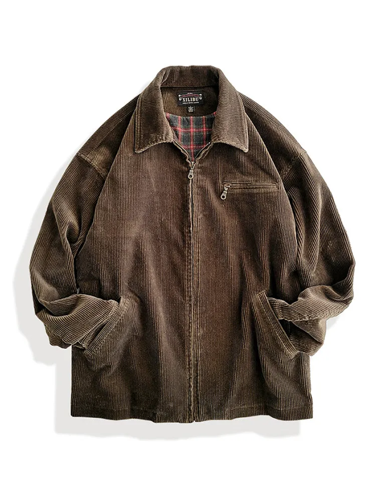 Men's Corduroy Moto Jacket