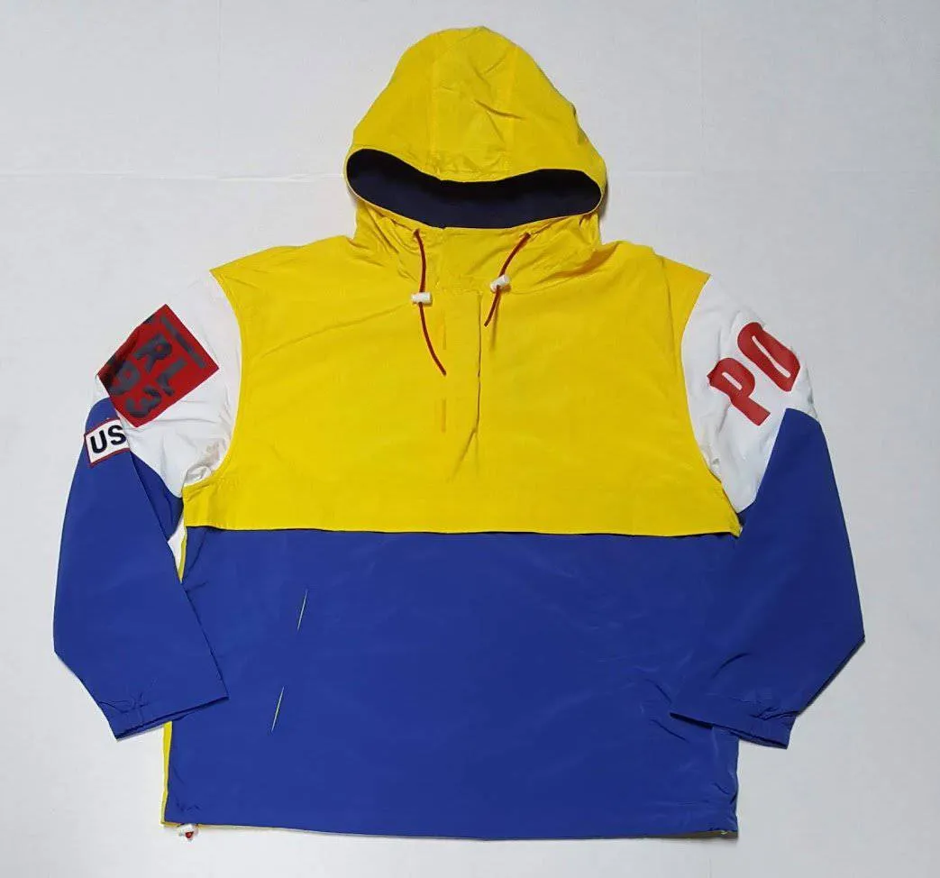 Nwt Polo Ralph Lauren Yellow P2 Classic Fit CP-93 Windbreaker