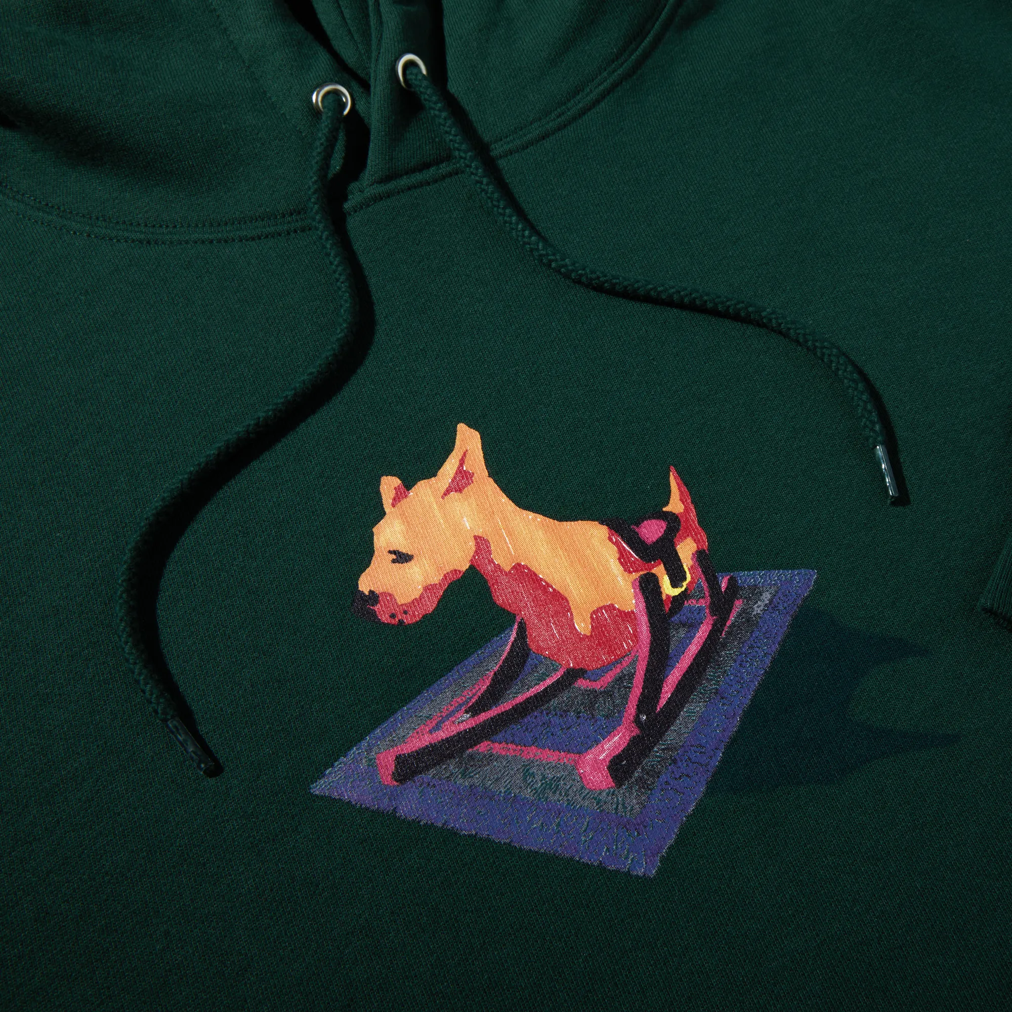 Polar Dave Hoodie Dog Dark Green