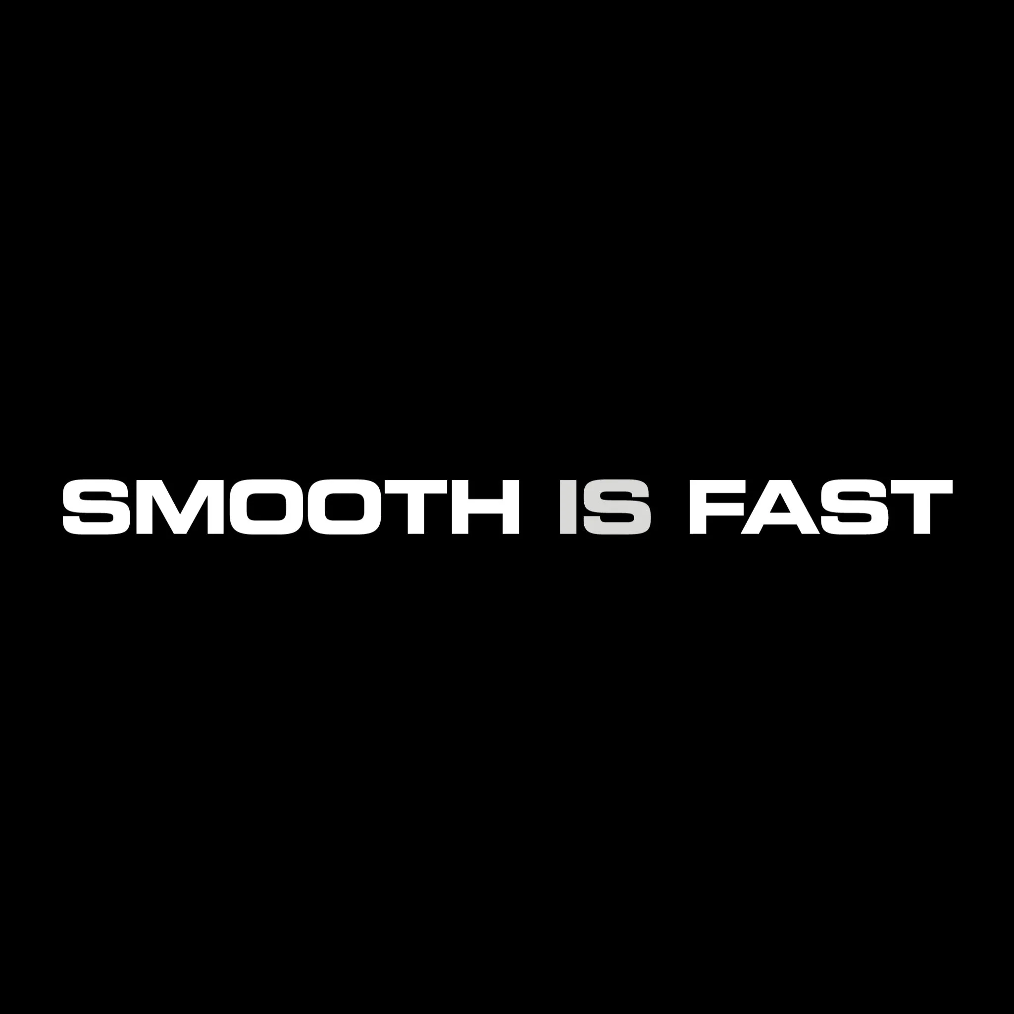 [SMOOTH IS FAST] Cotton Blend Shirt [BLK/WHT]