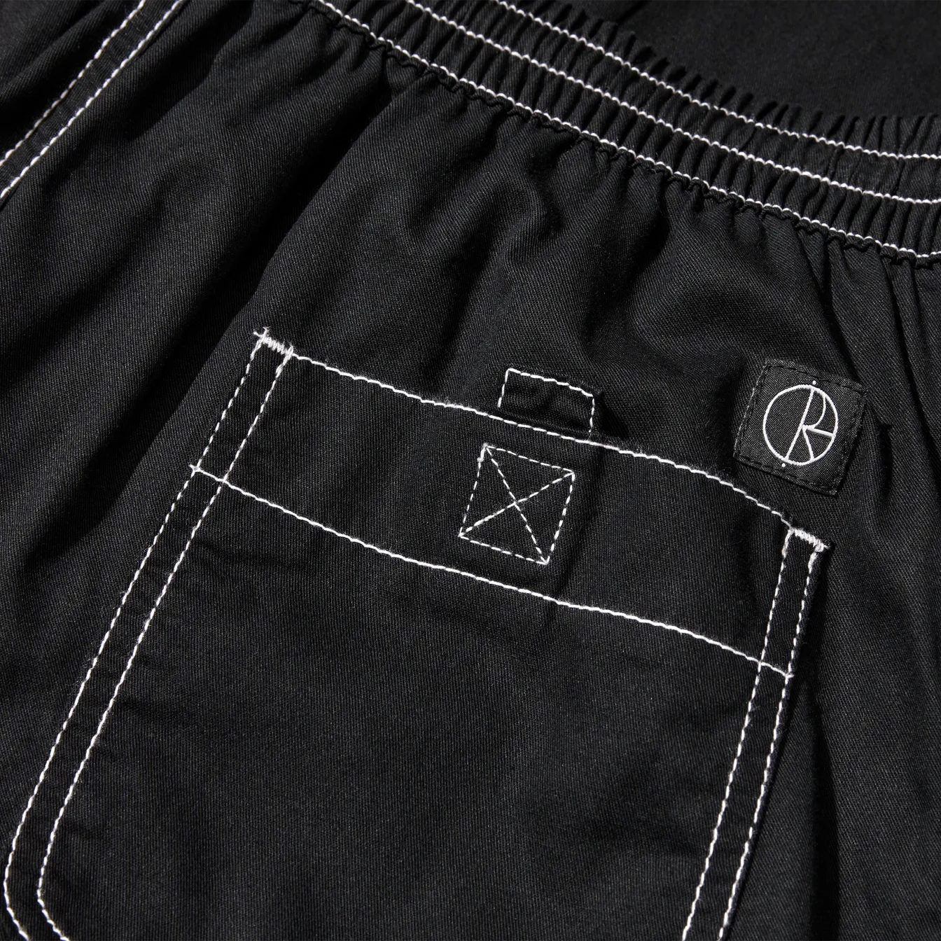 Surf Pants - Contrast Black/White