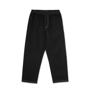 Surf Pants - Contrast Black/White