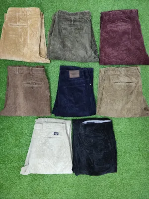 Unbranded Men's Thick Corduroy Pants 8 pcs - OVR002