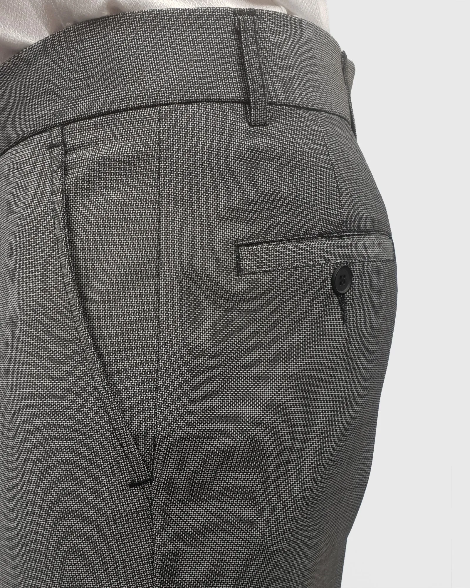 VINCENT & FRANKS S18CALWOOD GREY SLIM TROUSER