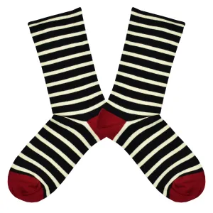 Women's Bamboo Sailor Stripe Socks