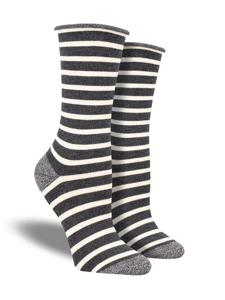 Women's Bamboo Sailor Stripe Socks