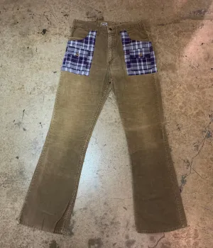 Yokishop - "Plaid" Corduroy Pants