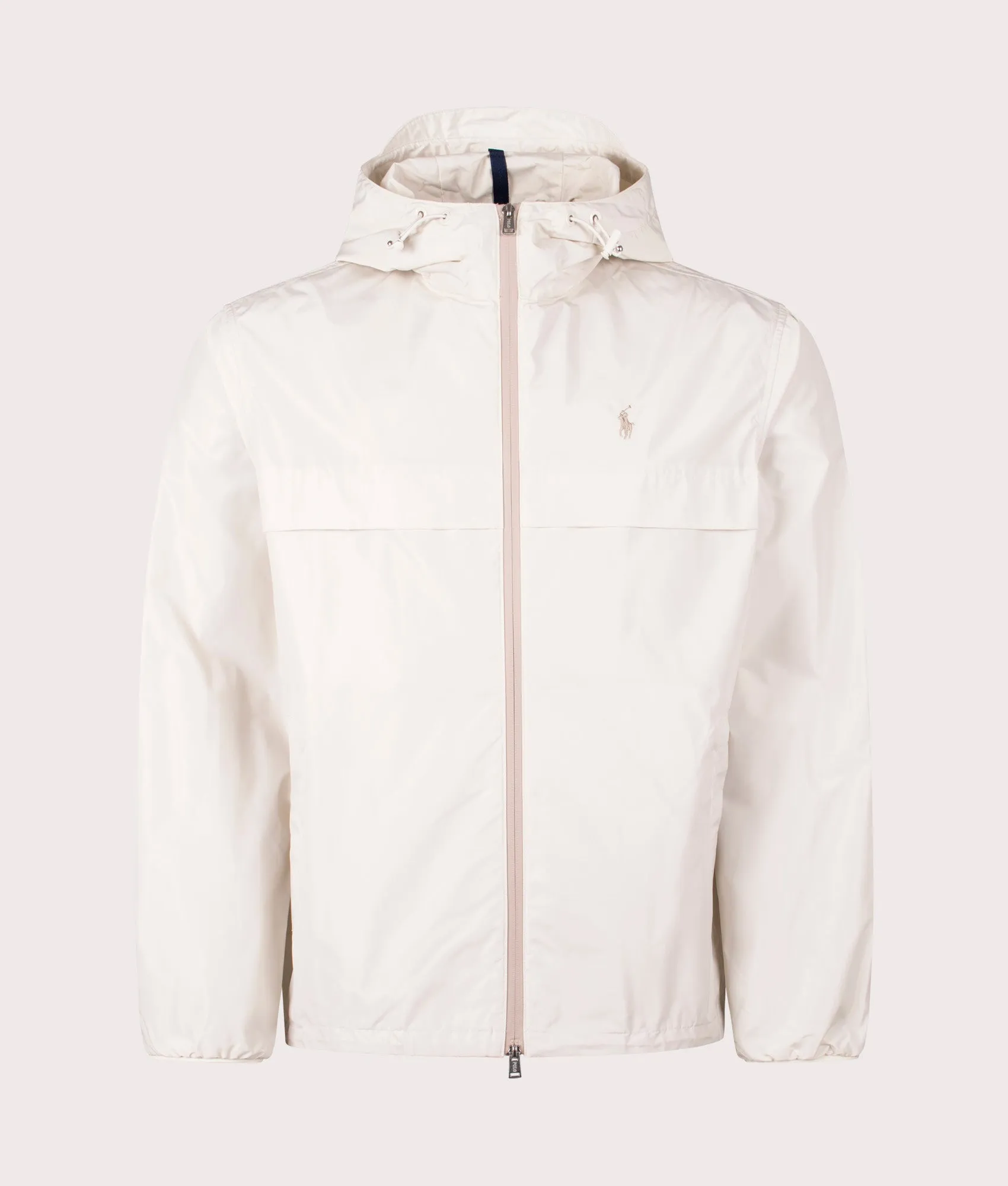 Zip Through Hooded Windbreaker Jacket